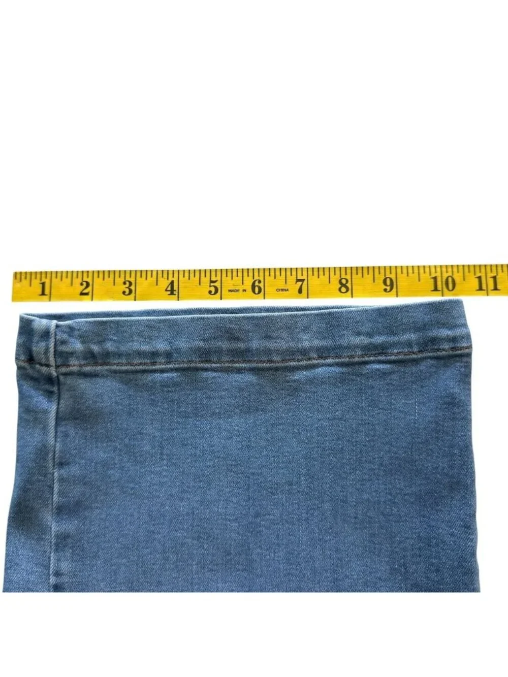 J Jill Womens Denim Jeans Size 18 Trouser Full Leg Elastic Waist High Rise 31" - Picture 13 of 14